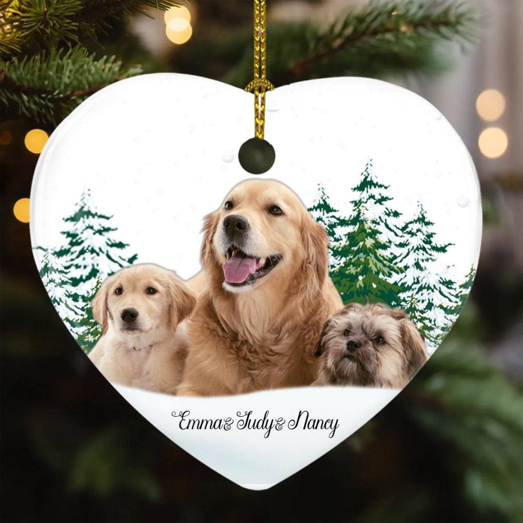 I'm Right Here Inside Your Heart 2 - Personalized Custom Photo Christmas Ornament