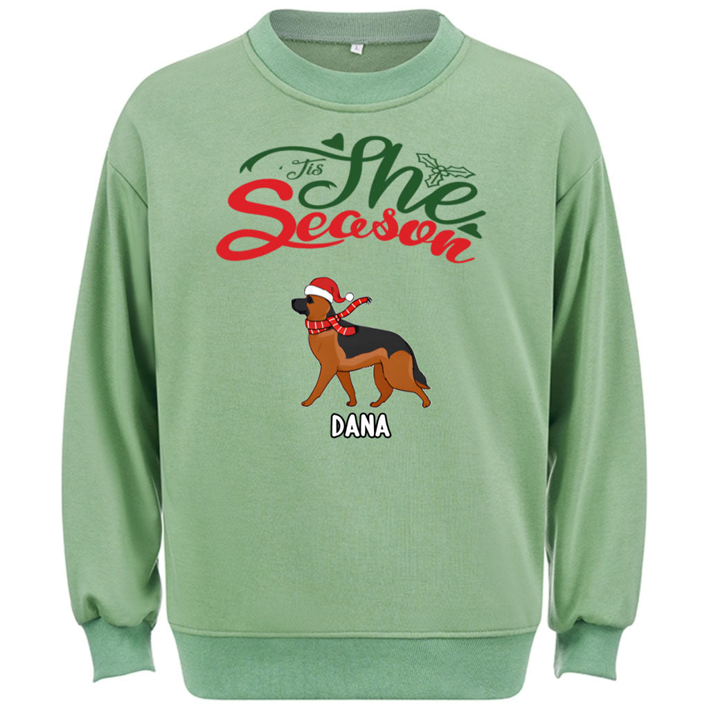 Tis The Season -Personalized Custom Christmas Sweatshirt