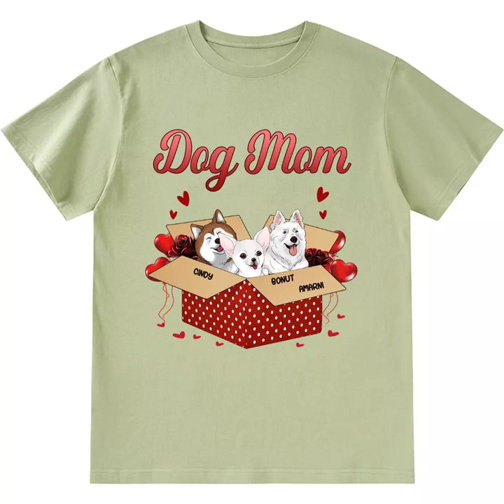 Dog Mom - Personalized Custom Unisex T-shirt