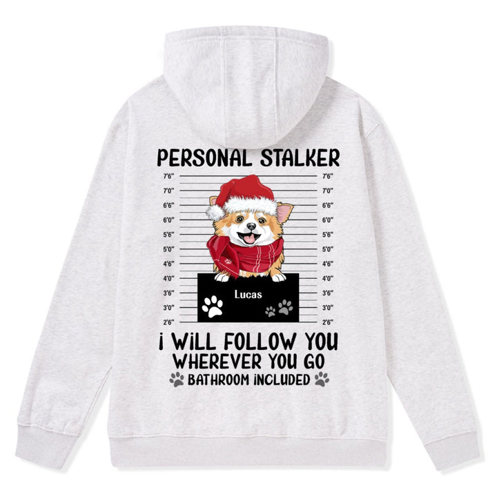 Personal Stalker 3 - Personalized Custom Christmas Zipper Hoodie