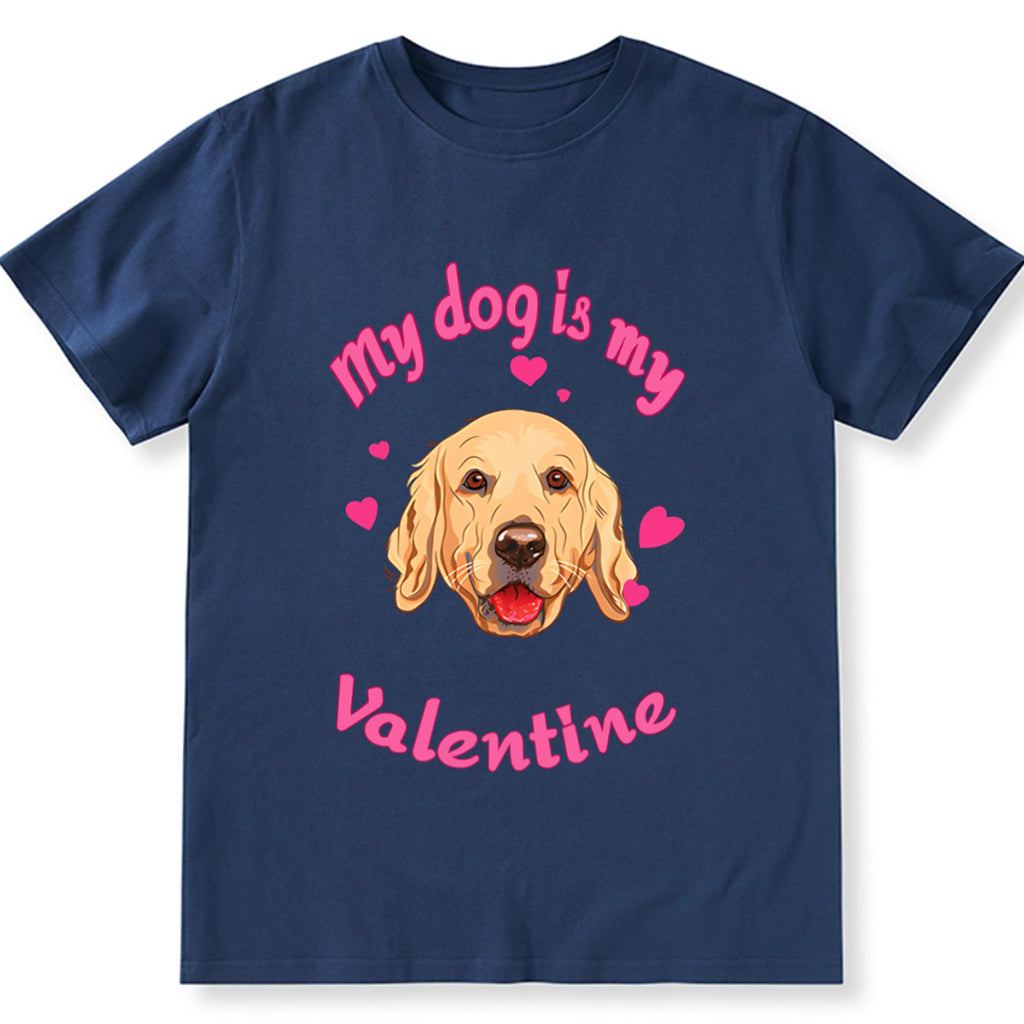 Valentine's Day Dog Lover - Personalized Custom Unisex T-shirt