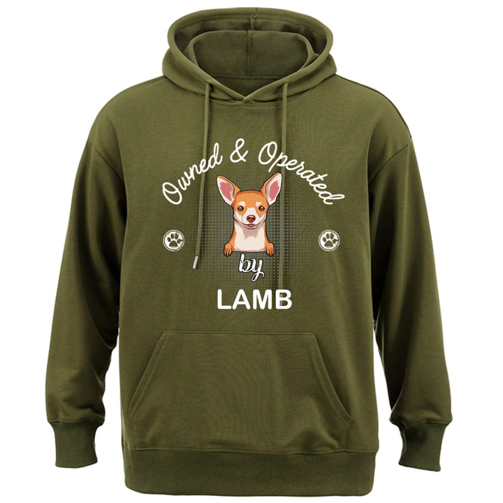 Operated By Dog - Personalized Custom Hoodie