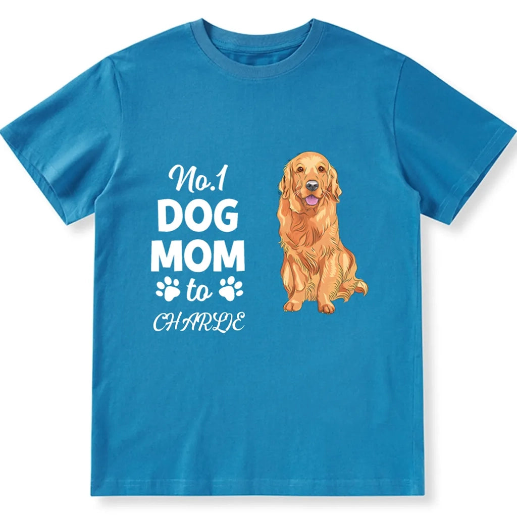 No.1 Dog Mom/Dad - Personalized Custom Unisex T-shirt