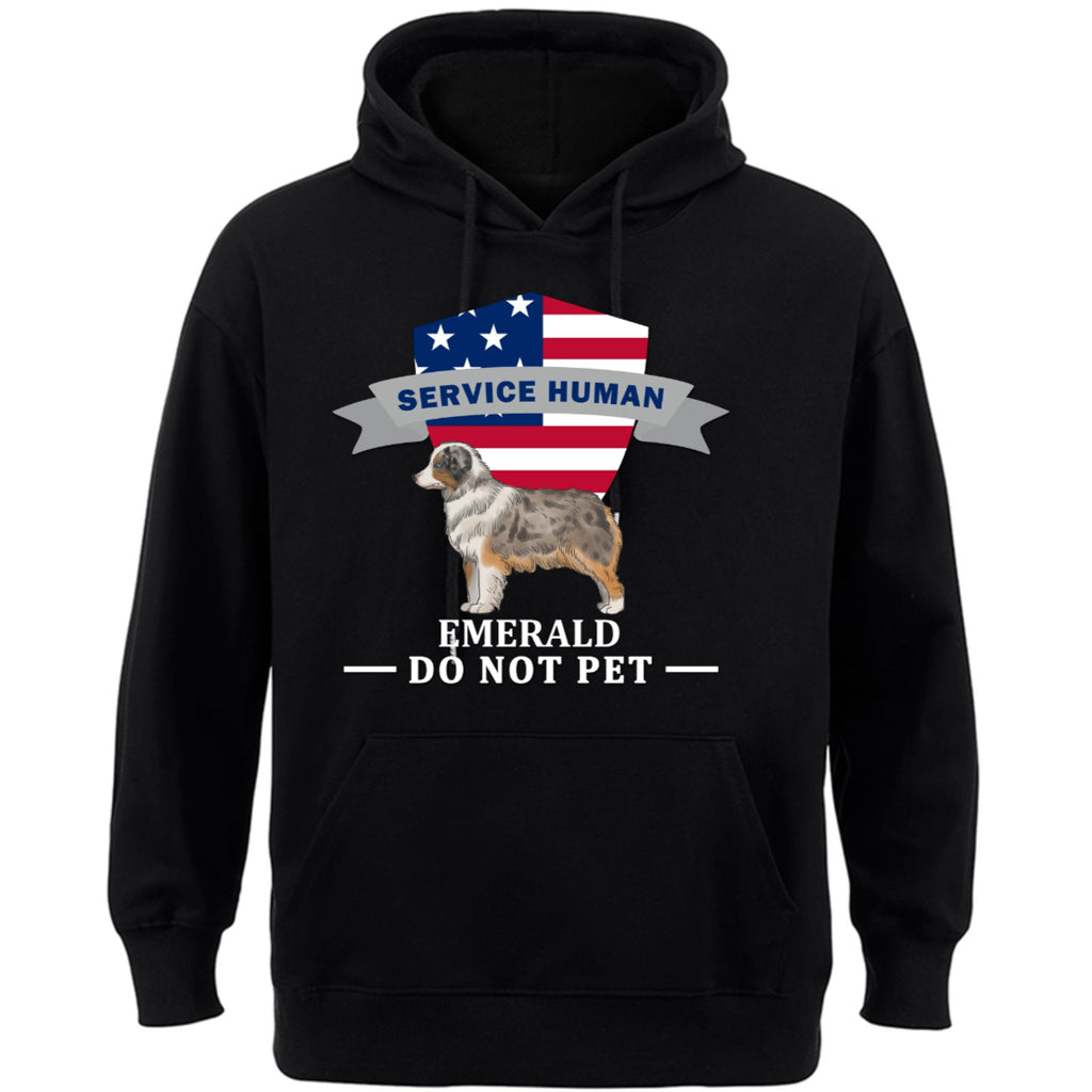 Service Human, Do Not Pet 11 - Personalized  Custom Hoodie