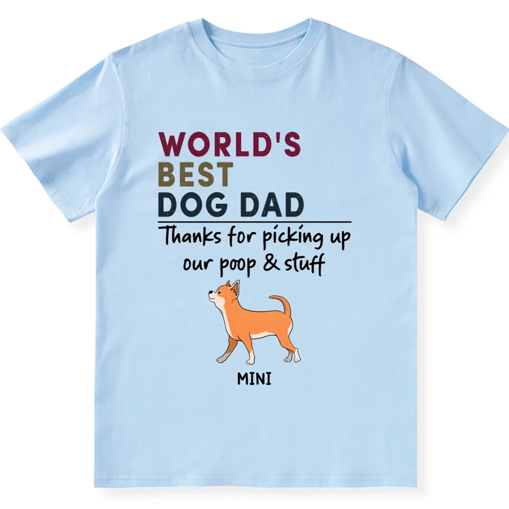 Best Dog Mom/Dad Retro - Personalized Custom Unisex T-shirt