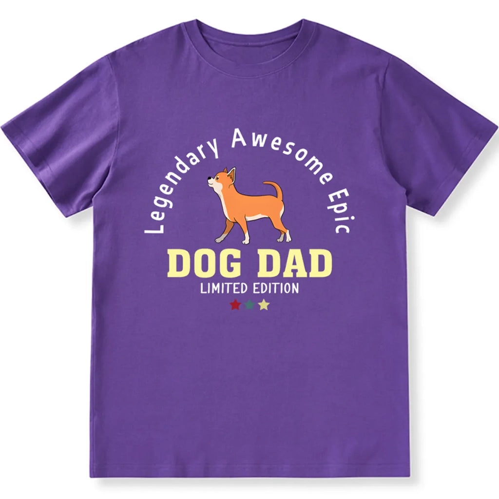 Limited Edition Dog Dad - Personalized Custom Unisex T-shirt