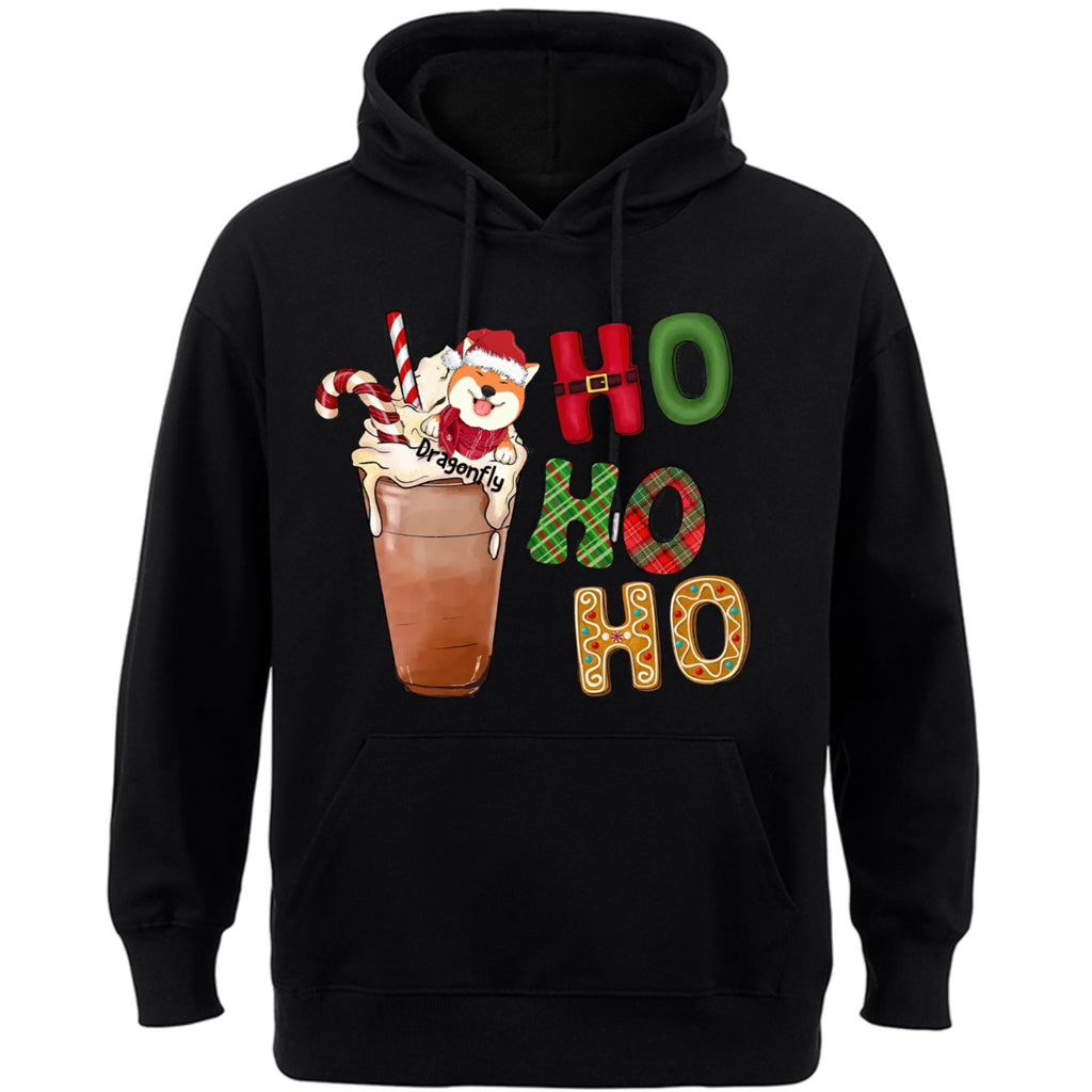 Ho Ho Ho Dog - Personalized Custom Christmas Hoodie