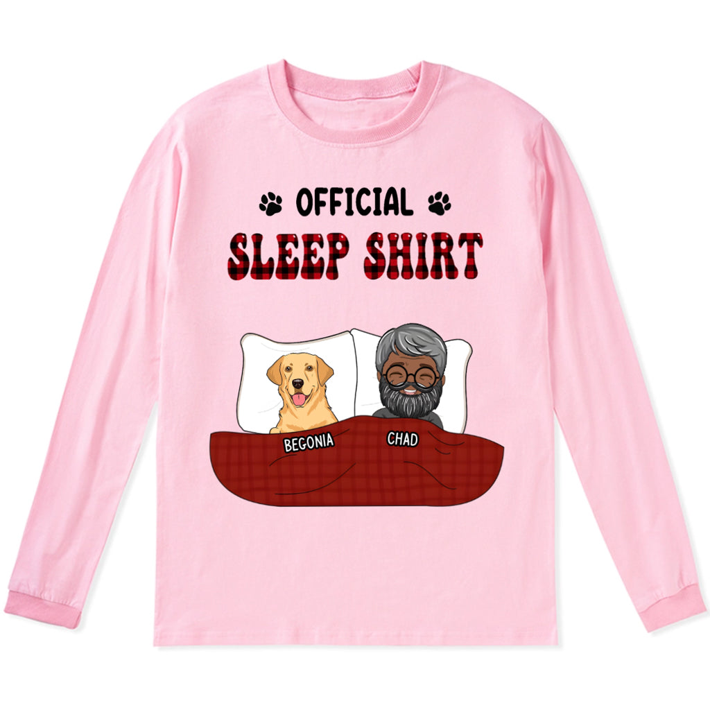 Official Sleepshirt - Personalized Custom Long Sleeve T-shirt