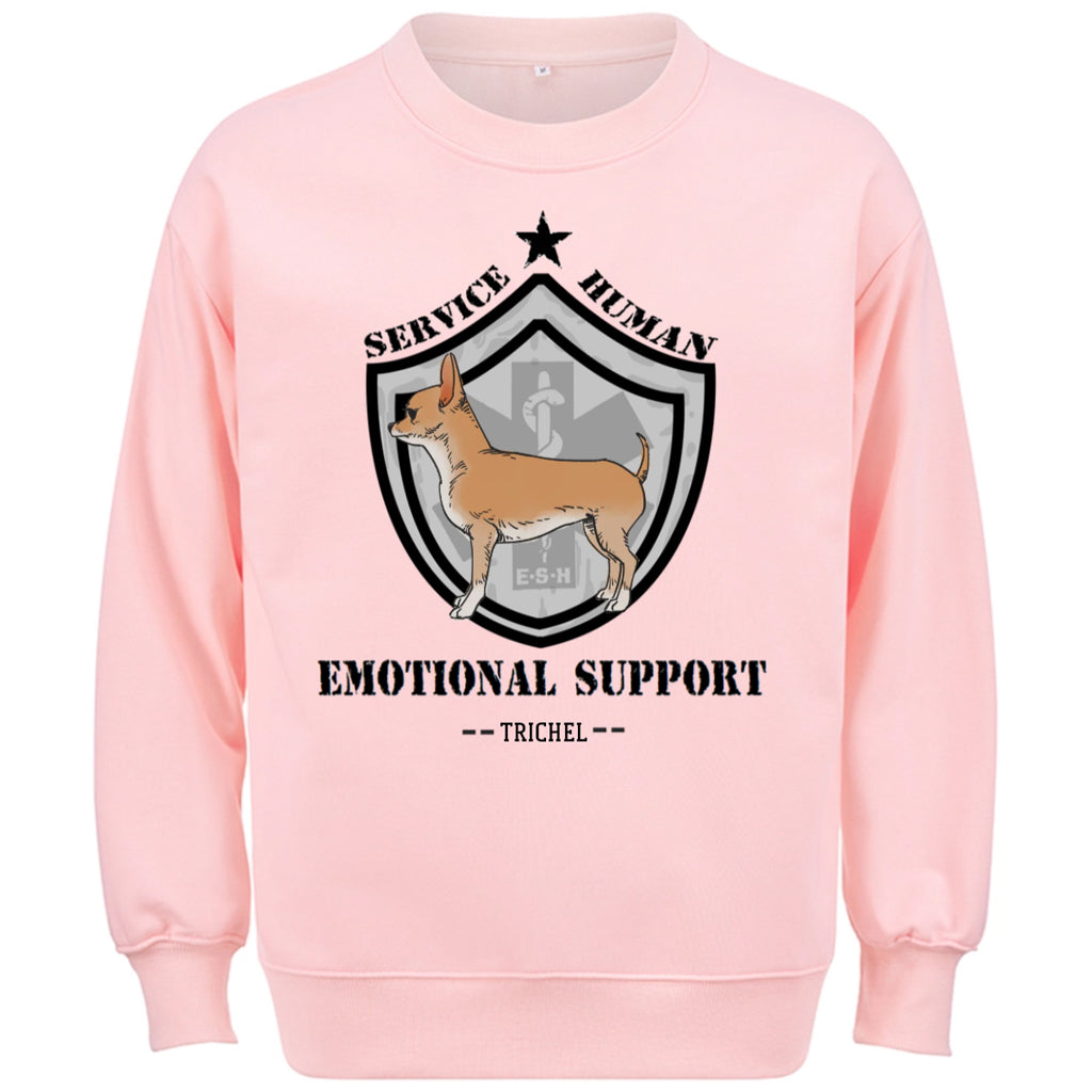 Emotional Support Human - Personalized Custom Sweatshirt