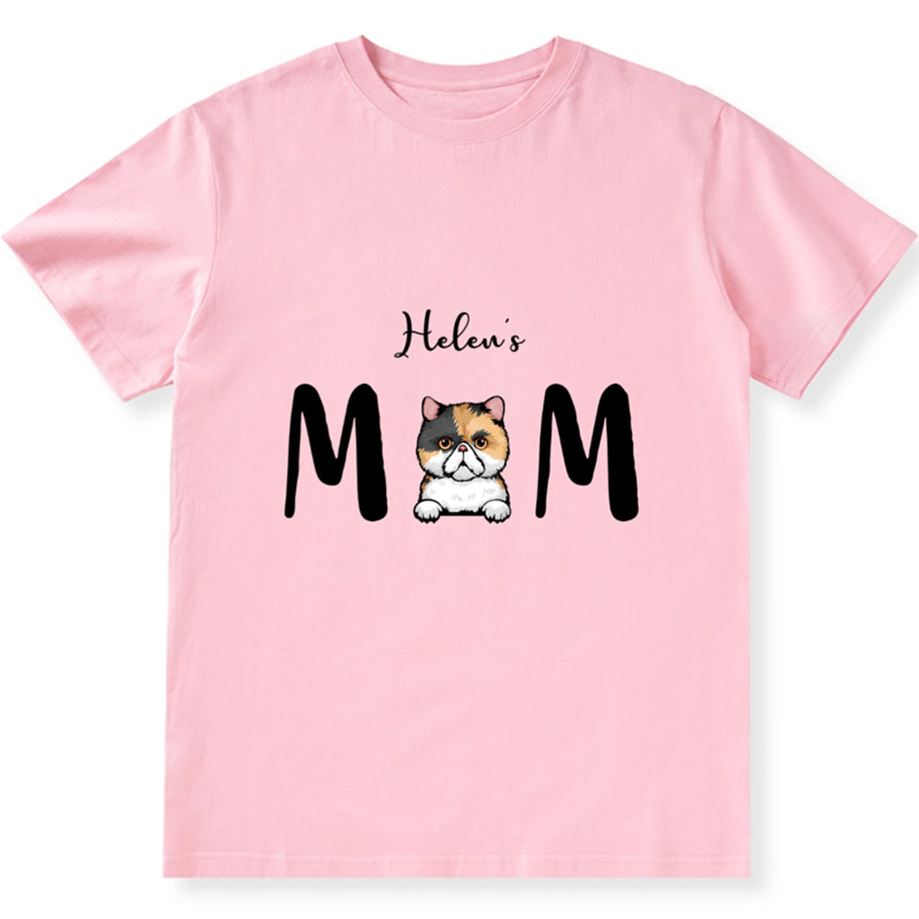 Cat Mom 2 - Personalized Custom Unisex T-shirt