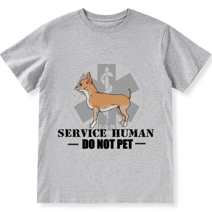 Service Human, Do Not Pet 13 - Personalized Custom Unisex T-shirt