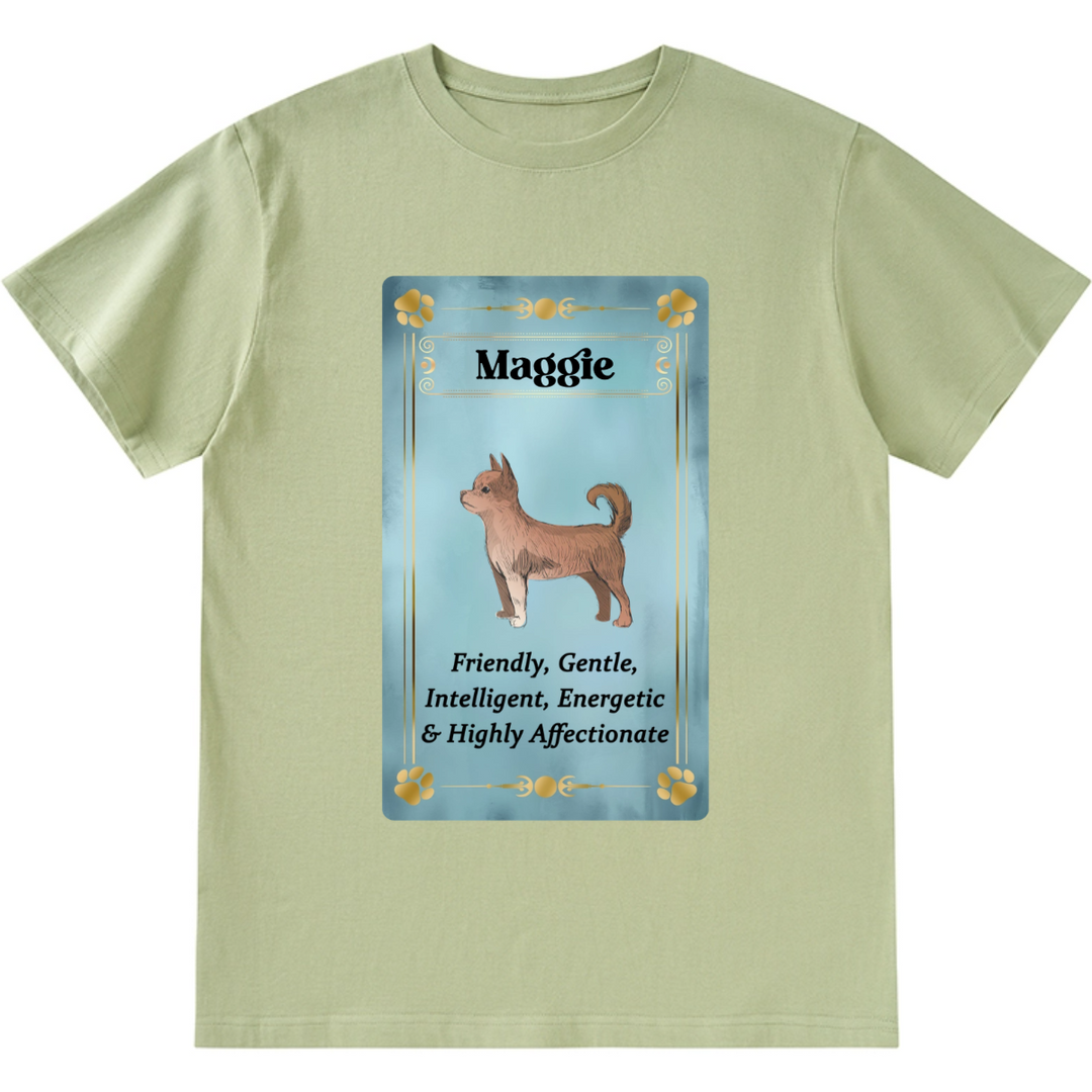 Dog Personality Trait Tarot Cards- Personalized Custom Unisex T-shirt