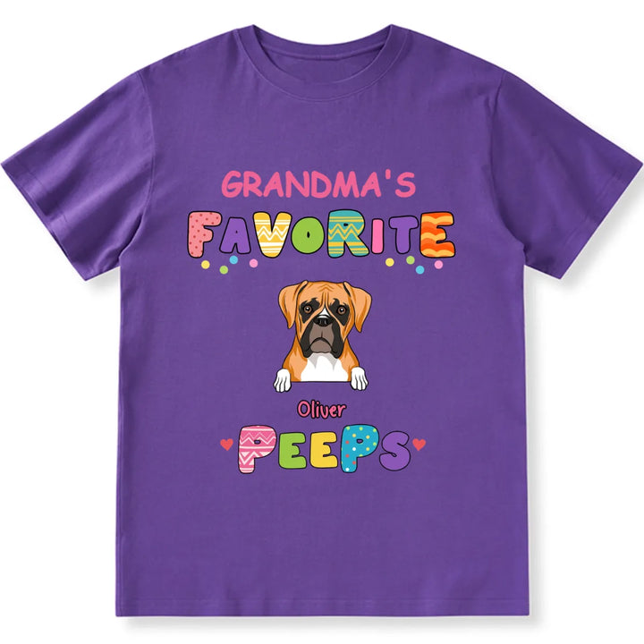 Favorite Peep For Easter Day - Personalized Custom Unisex T-shirt