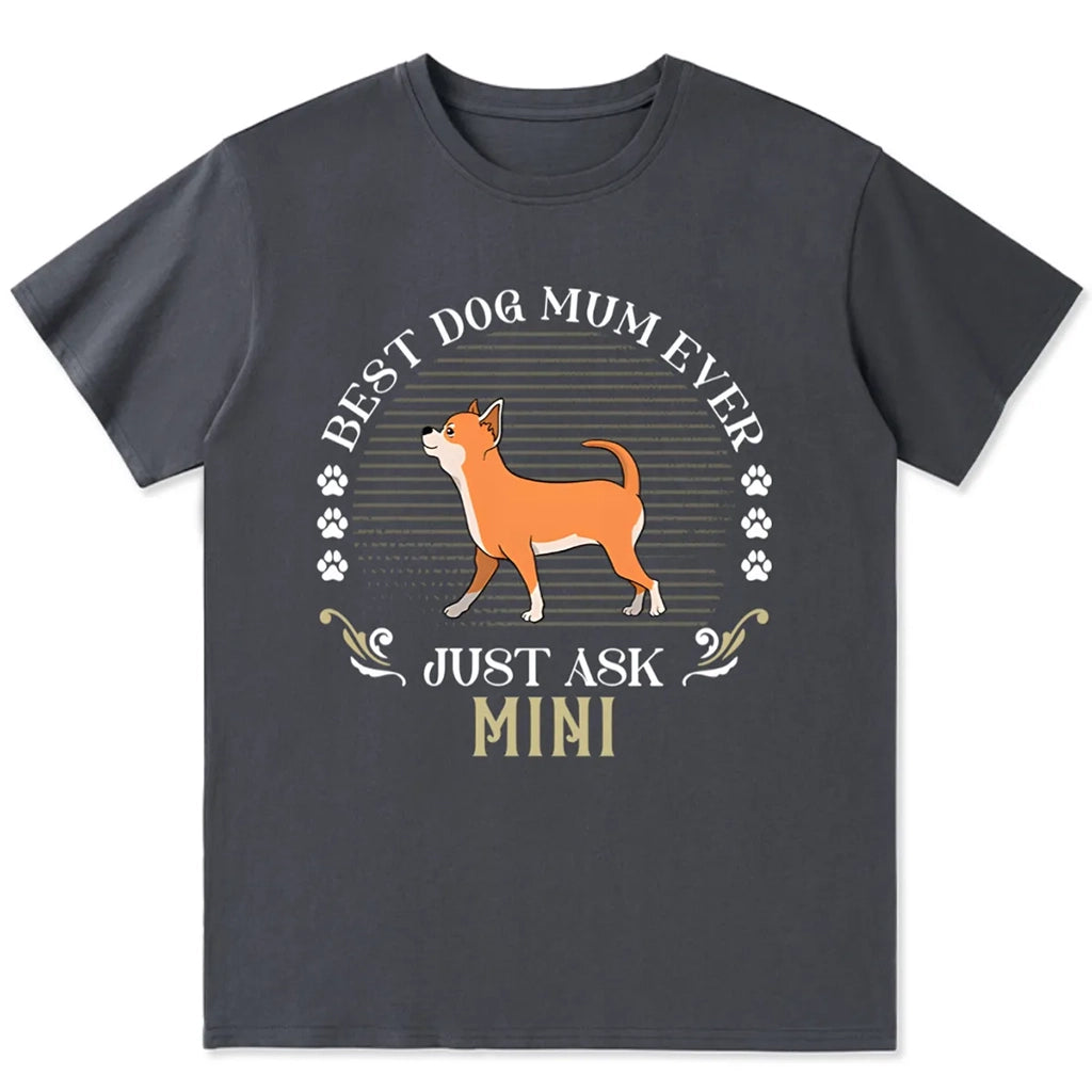 Best Walking Dog Dad Mom - Personalized Custom Unisex T-shirt