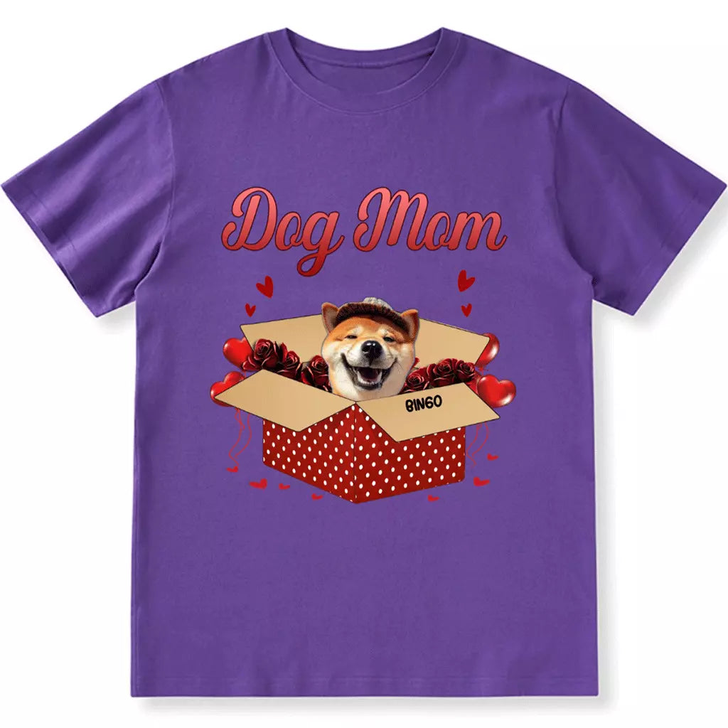 Dog Mom - Personalized Custom Unisex T-shirt