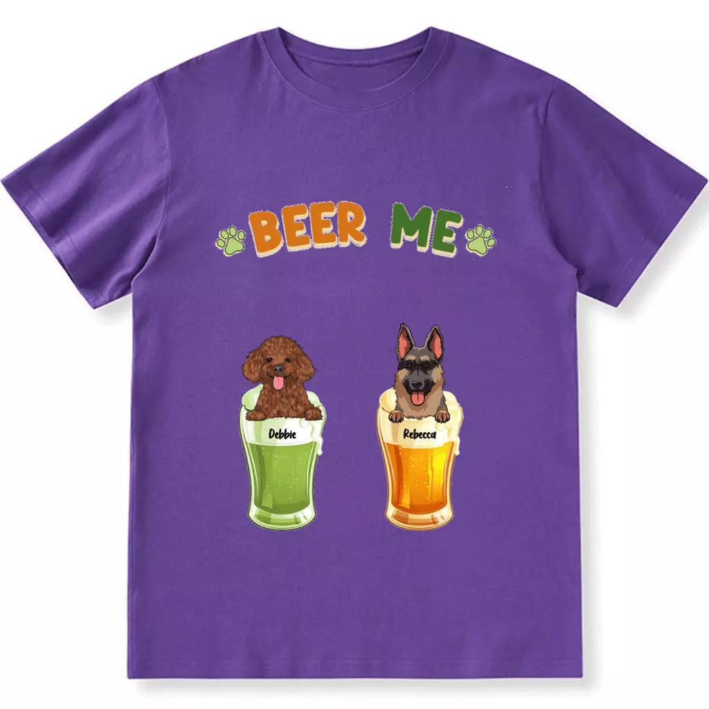 I'm Not Irish I Just Love Beer And Dogs - Personalized Custom Unisex T-Shirt