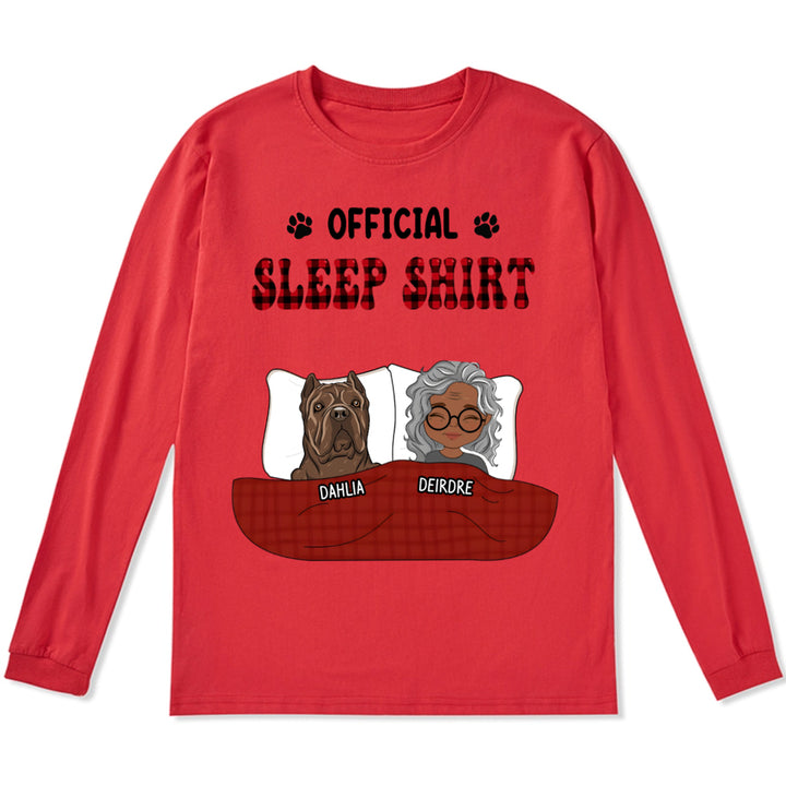 Official Sleepshirt - Personalized Custom Long Sleeve T-shirt