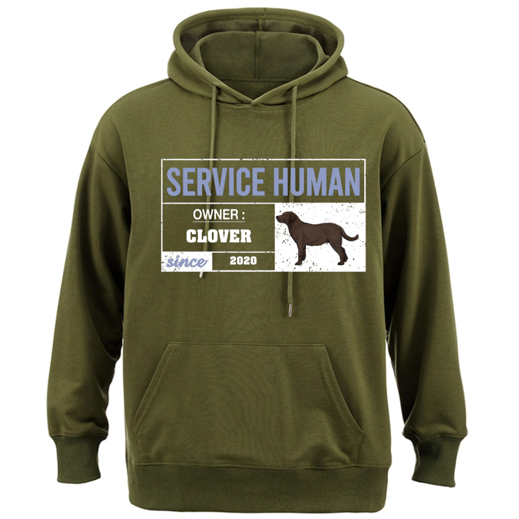 Service Human Logo 4 - Personalized Custom Hoodie