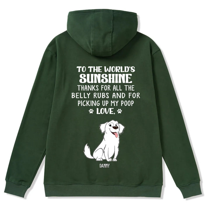 Best Dog Mom/Dad 1 - Personalized Custom Zipper Hoodie