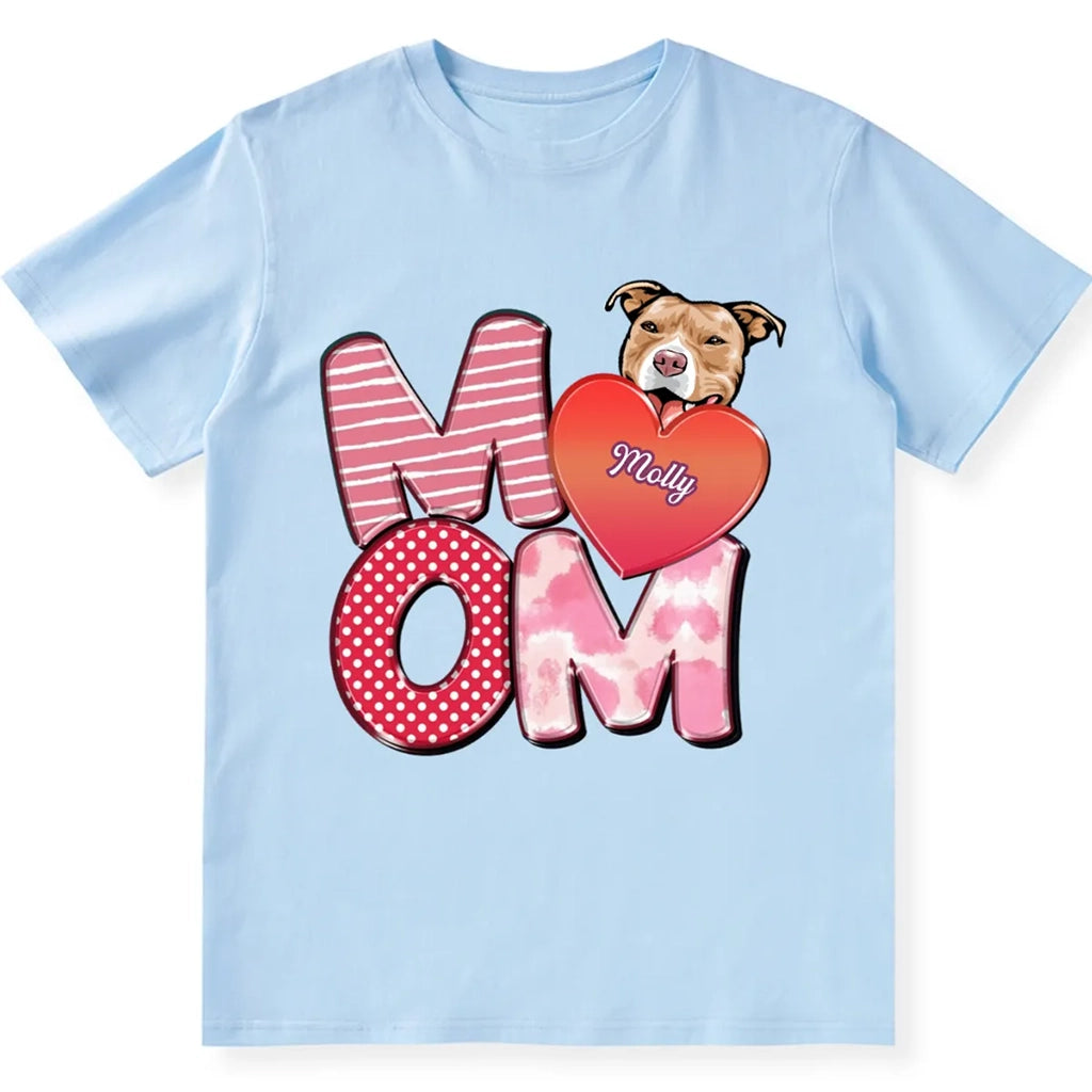 Dog Mom Love - Personalized Custom Unisex T-shirt