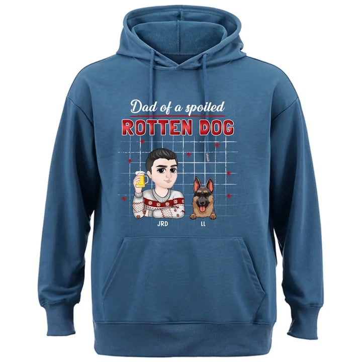 Mom Of A Spoiled Rotten Dog - Personalized Custom Hoodie