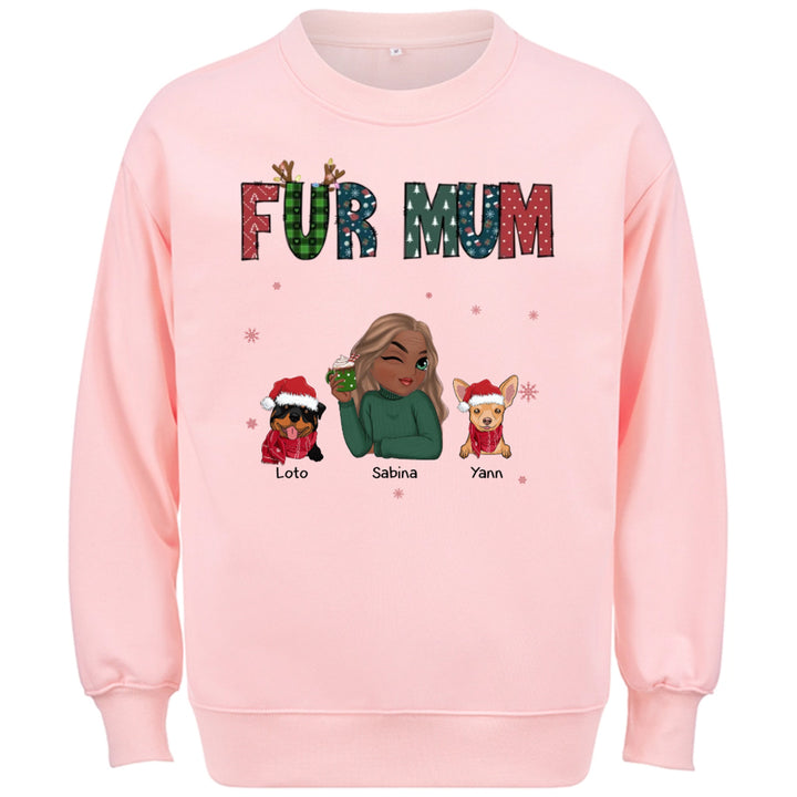 My Lovely Fur Mom - Personalized Custom Christmas Sweatshirt