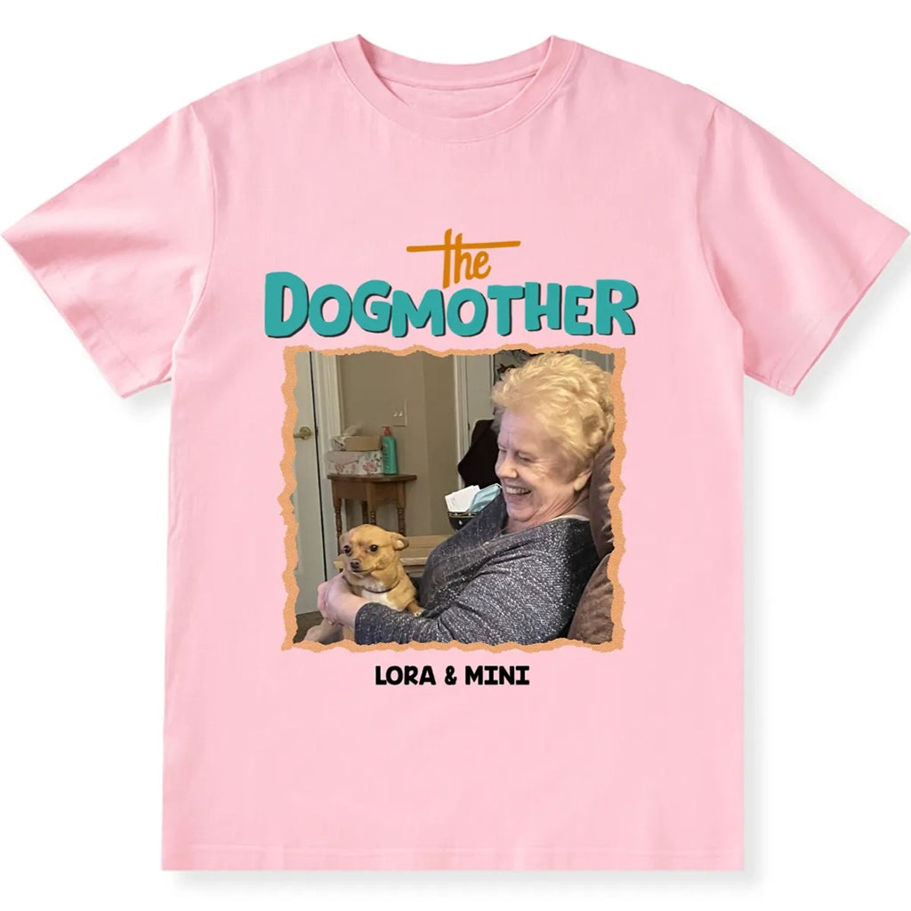 Dog Mom Photo - Personalized Custom Unisex T-shirt