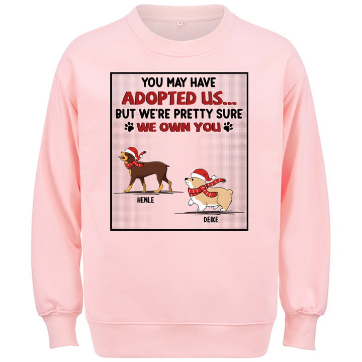 We Are Pretty Sure We Own You -Personalized Custom Christmas Sweatshirt