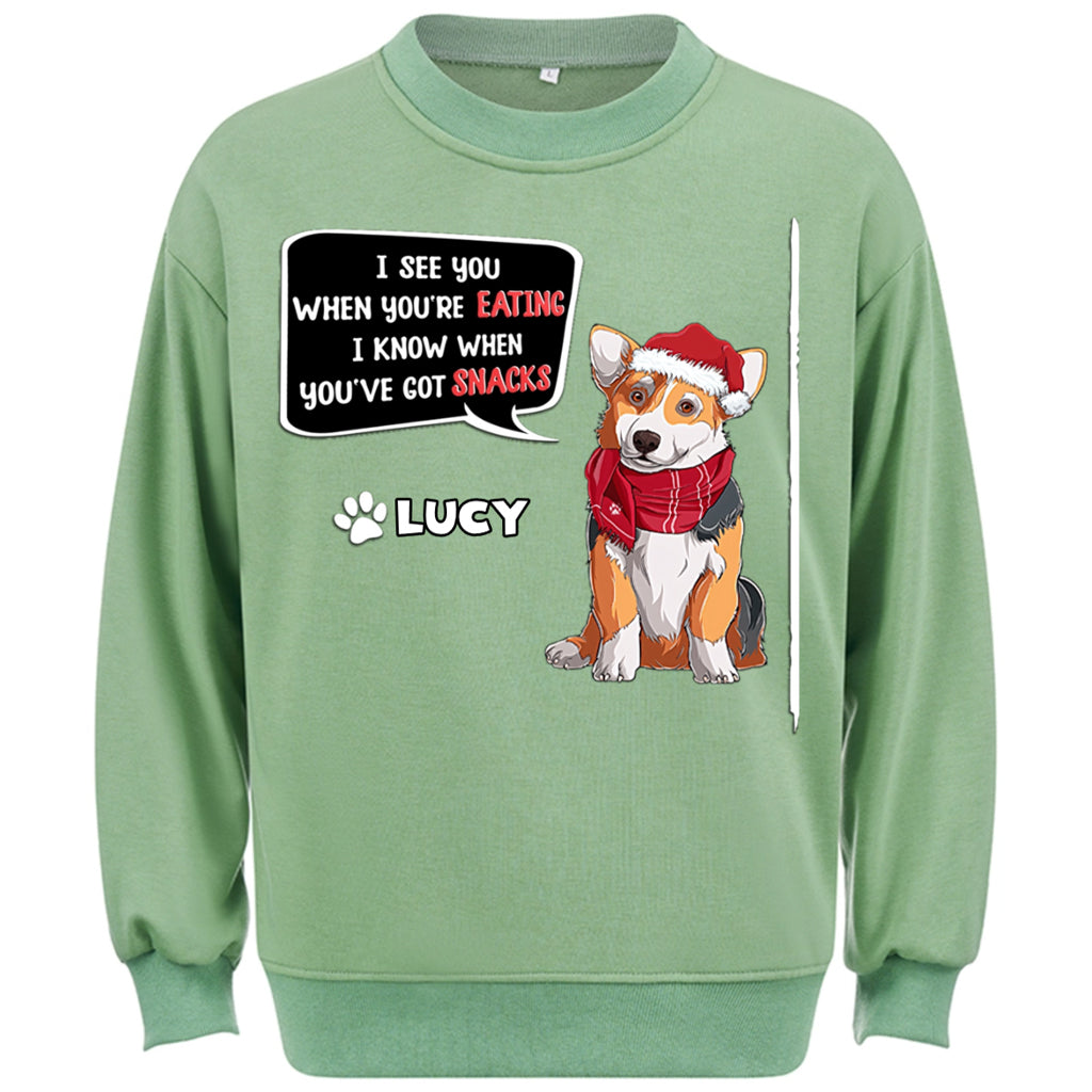 I See You - Personalized Custom Christmas Sweatshirt