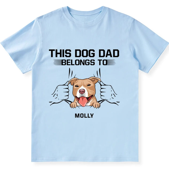 Dog Dad Belong - Personalized Custom Unisex T-shirt