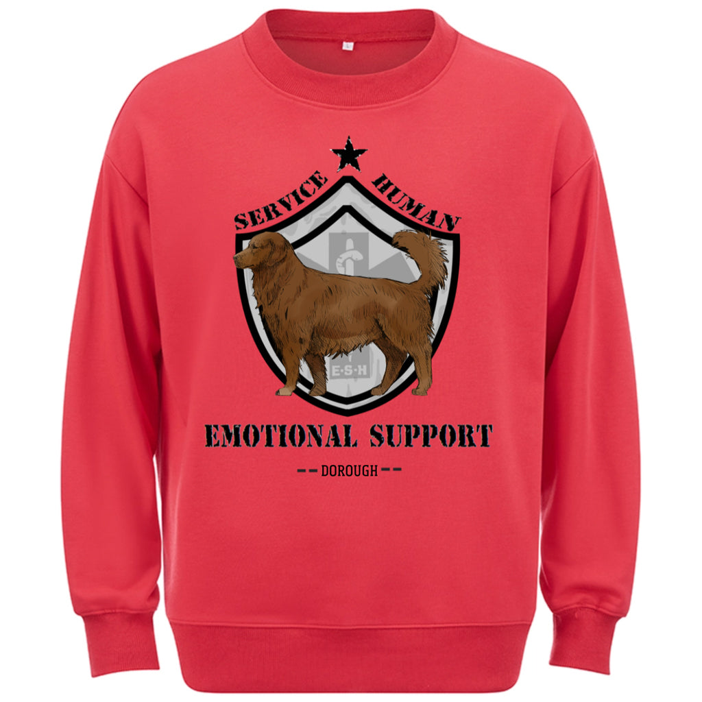 Emotional Support Human - Personalized Custom Sweatshirt