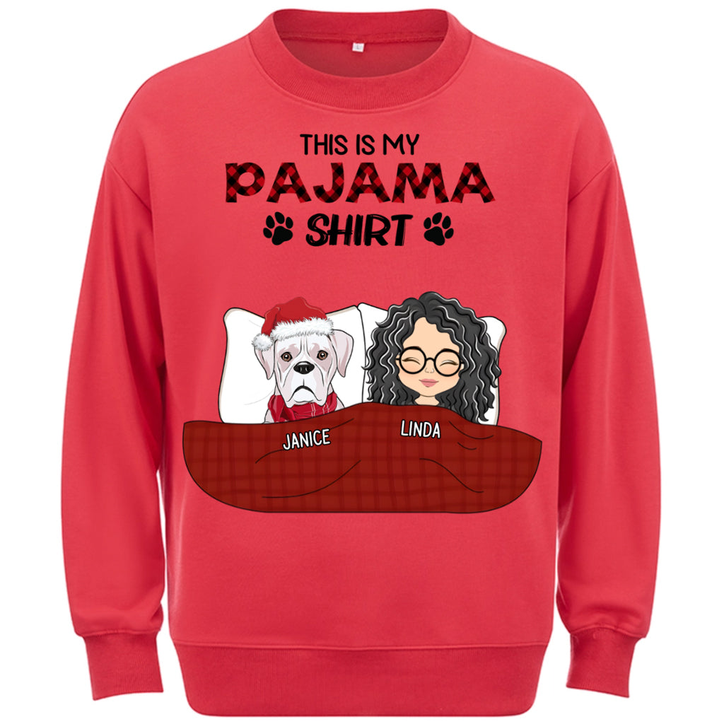 This Is My Christmas Pawjama - Personalized Custom Sweatshirt