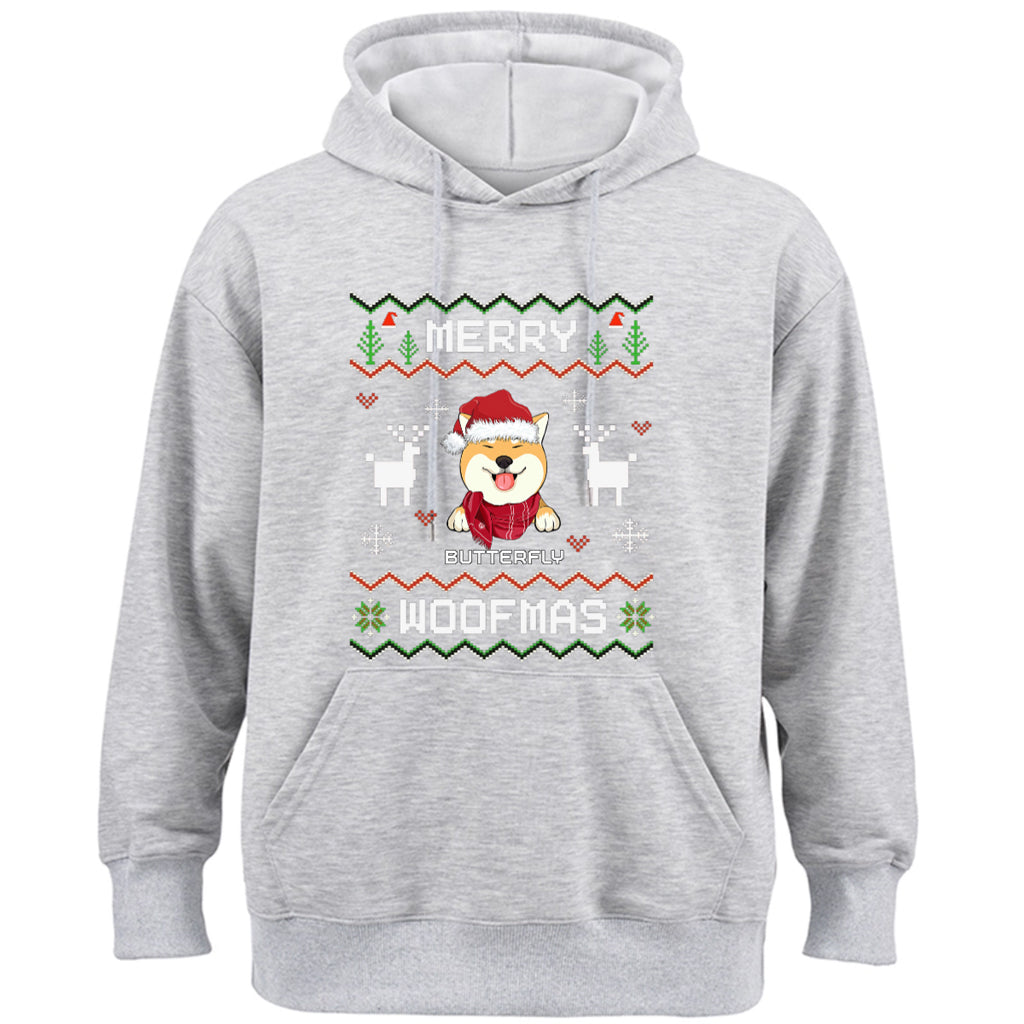 Merry Woofmas 2 - Personalized Custom Christmas Hoodie