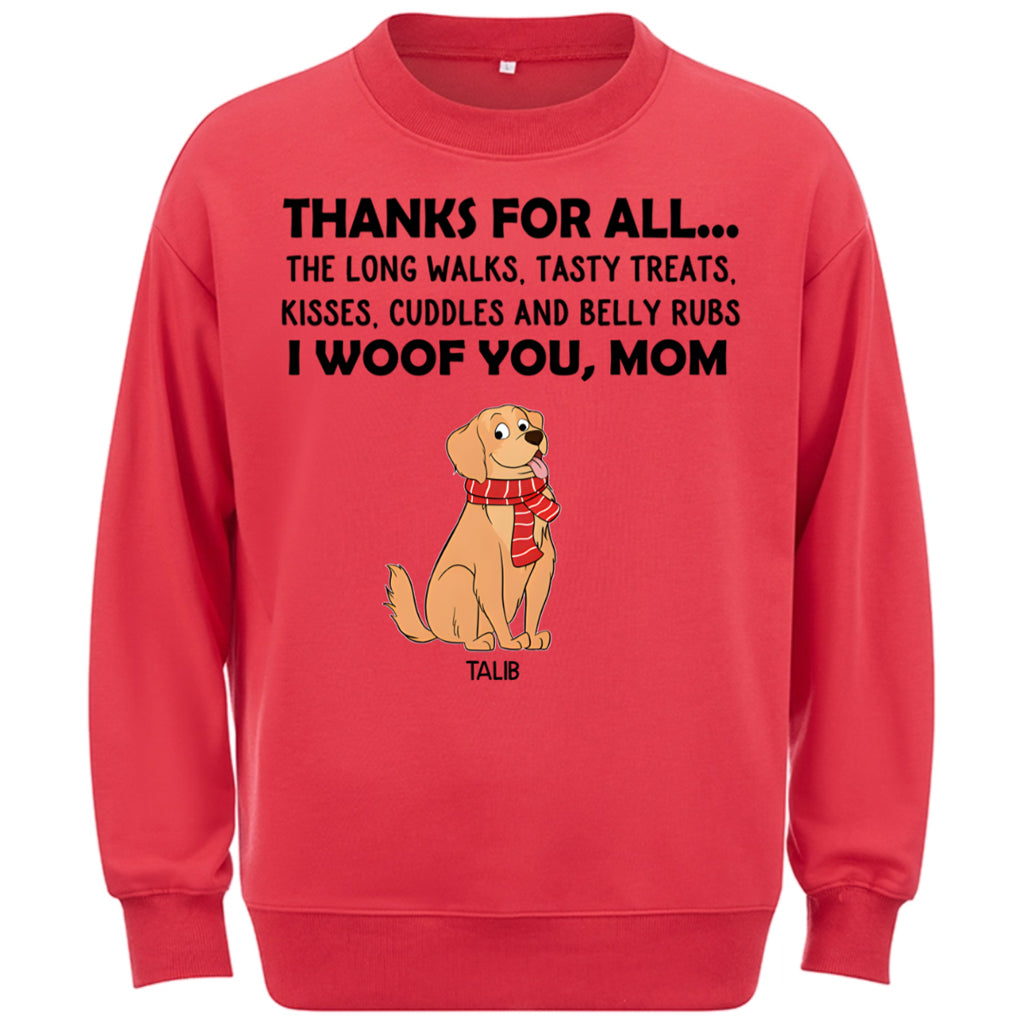 Thanks For All... - Personalized Custom Christmas Sweatshirt