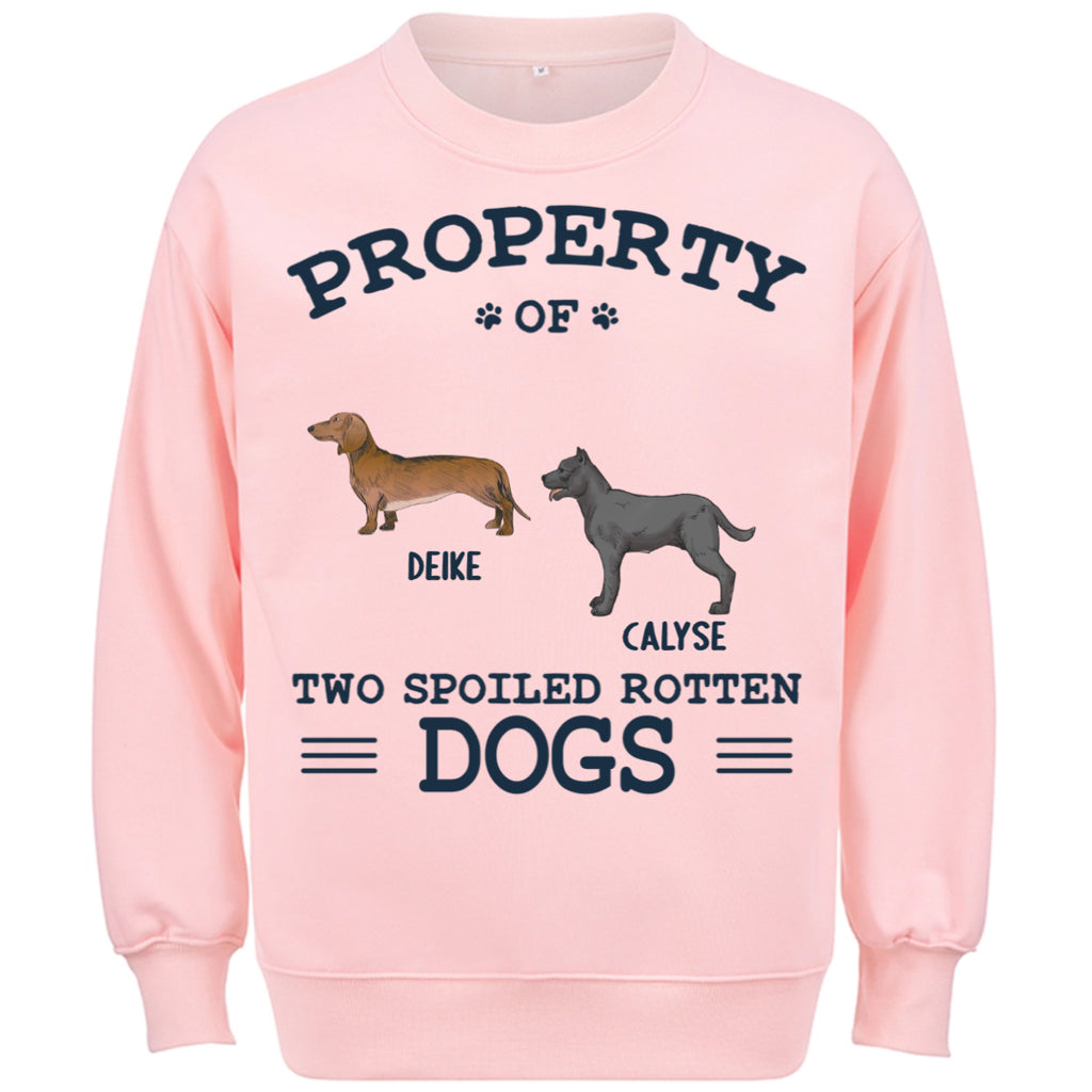 The Spoiled Rotten Dogs - Personalized Custom Sweatshirt