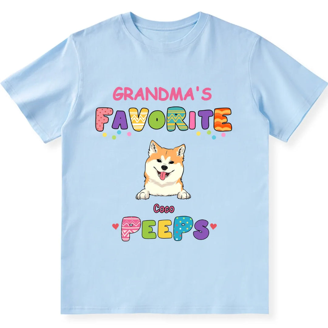 Favorite Peep For Easter Day - Personalized Custom Unisex T-shirt