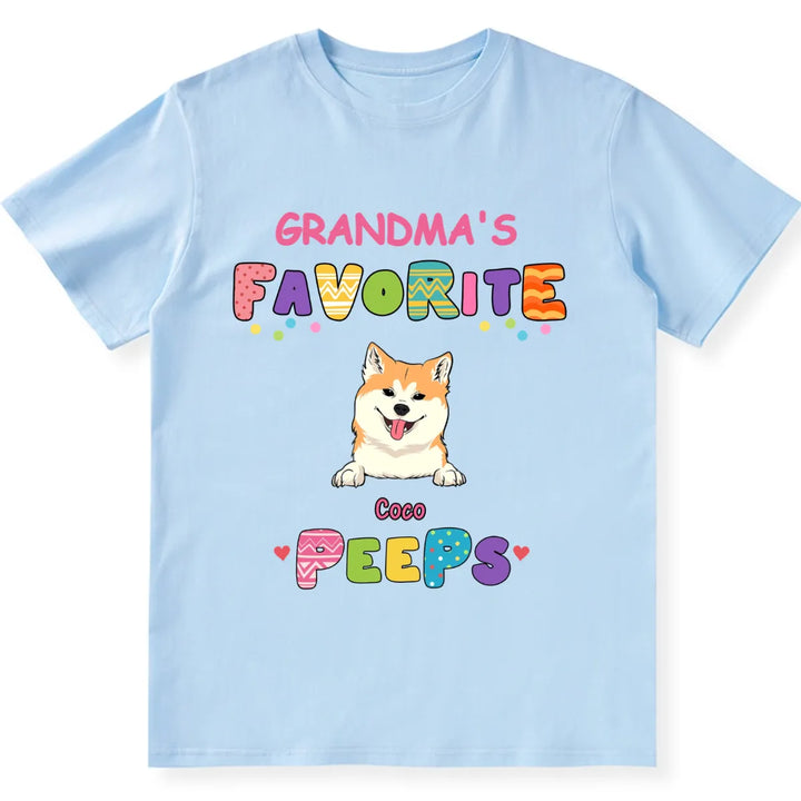 Favorite Peep For Easter Day - Personalized Custom Unisex T-shirt