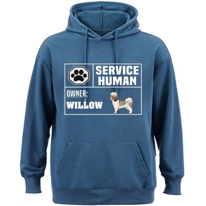 Service Human Logo 3 - Personalized Custom Hoodie