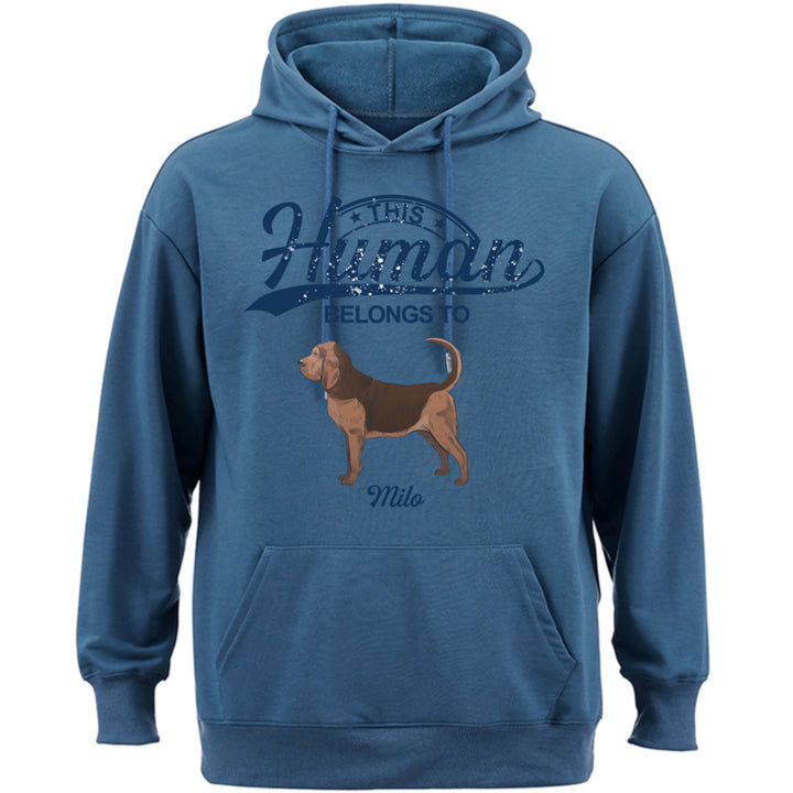 This Human Belongs To 2 - Personalized Custom Hoodie