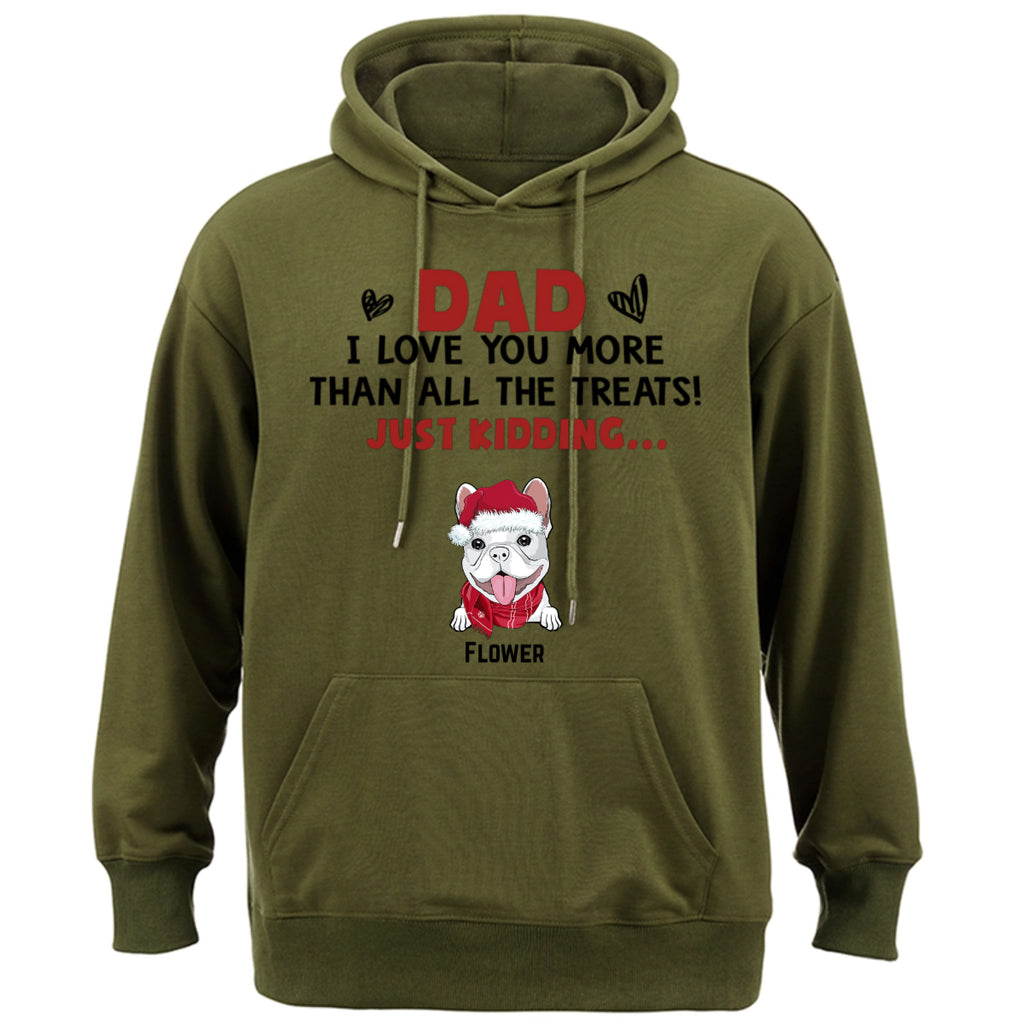 Love You Than All The Treats - Personalized Custom Christmas Hoodie