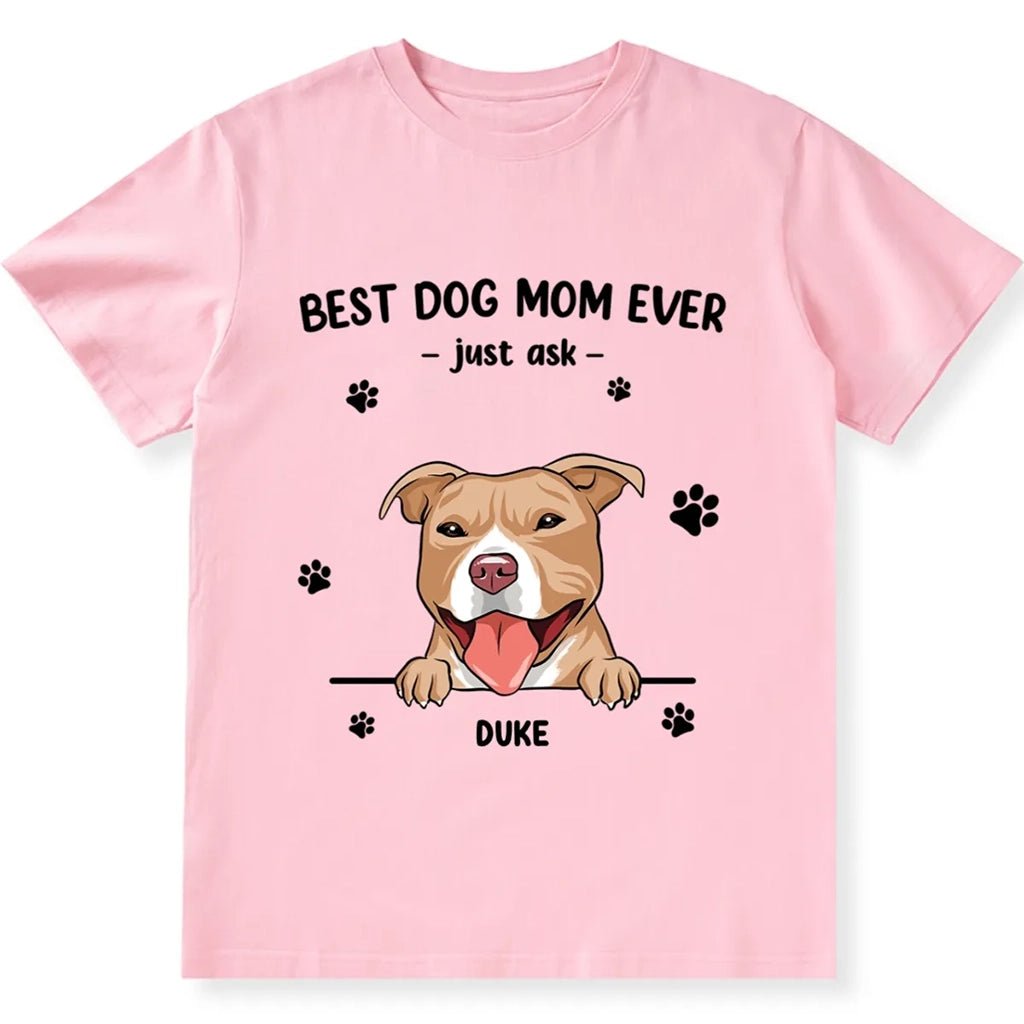 Best Dog Mom/Dad - Personalized Custom Unisex T-shirt