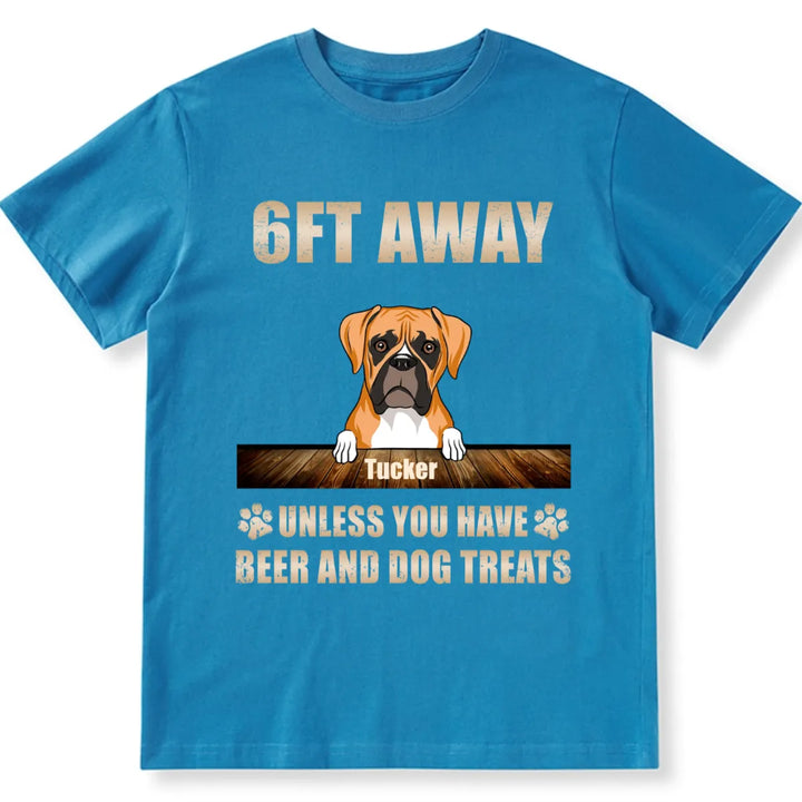 "Get away" and Dog Treats - Personalized Custom Unisex T-shirt