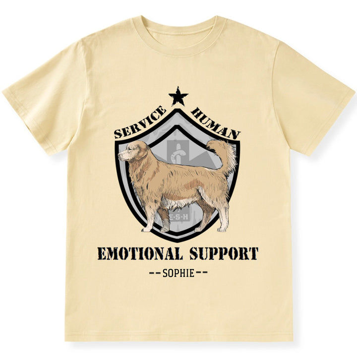 Emotional Support Human - Personalized Custom Unisex T-shirt