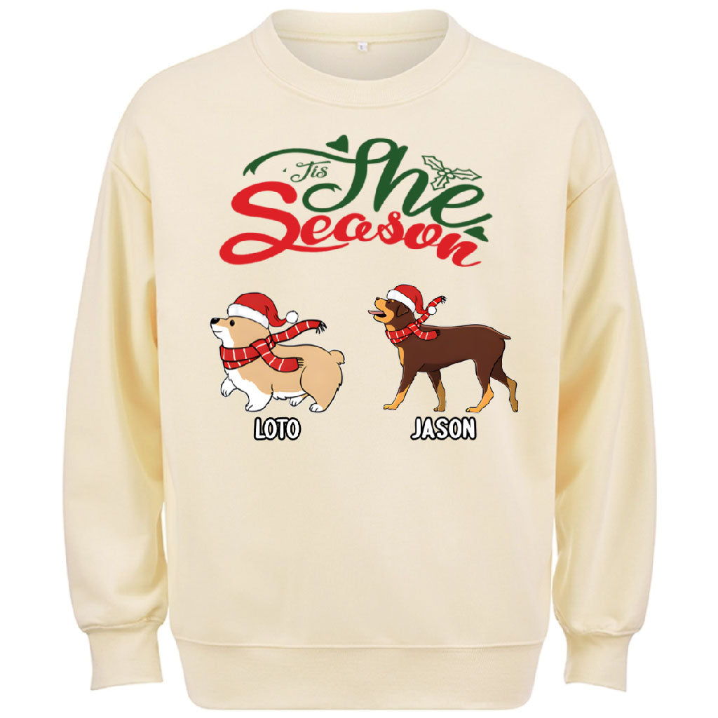 Tis The Season -Personalized Custom Christmas Sweatshirt