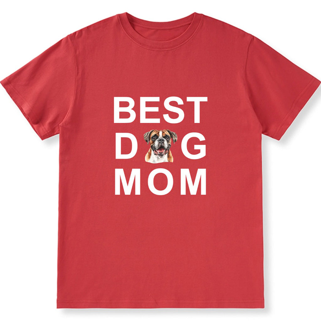 Best Dog Mom 4 - Personalized Custom Unisex T-shirt