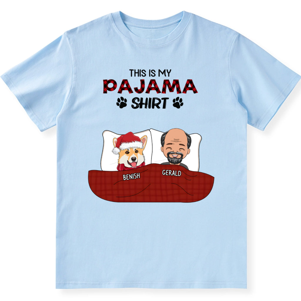 This Is My Christmas Pawjama - Personalized Custom Unisex T-shirt