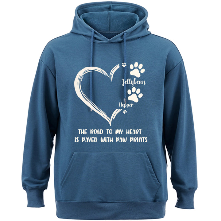 The Road To Heart - Personalized Custom Hoodie