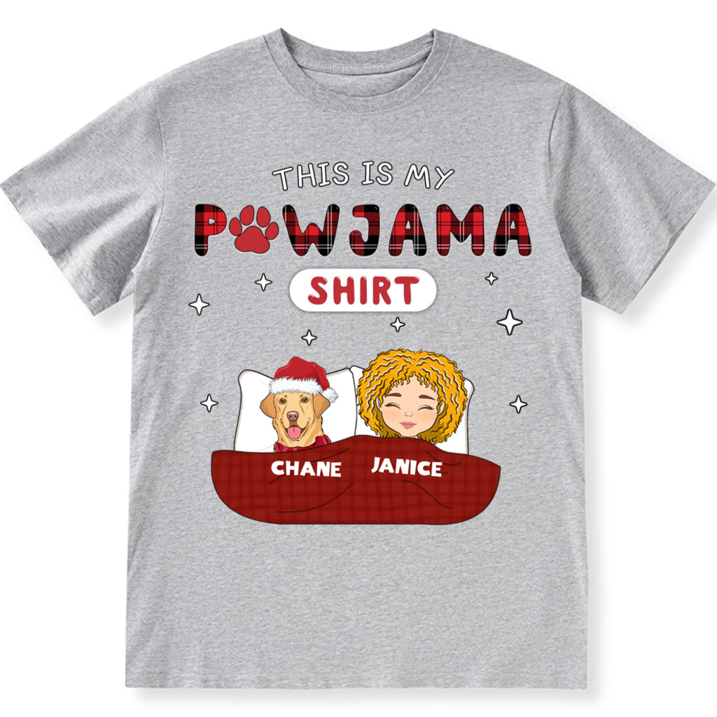 Christmas Pet Pawjama Shirt Pet Version - Personalized Custom Unisex T-shirt