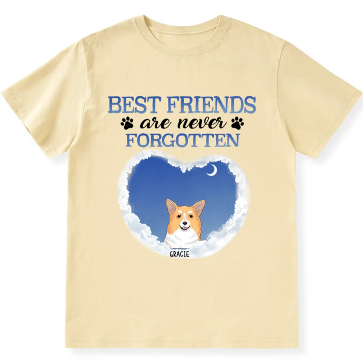 Best Friends Are Never Forgotten - Personalized Custom Unisex T-shirt