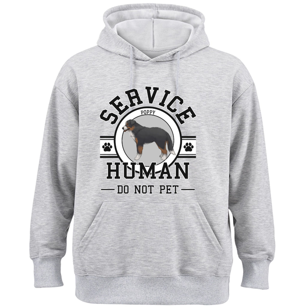 Service Human, Do Not Pet - Personalized Custom Hoodie